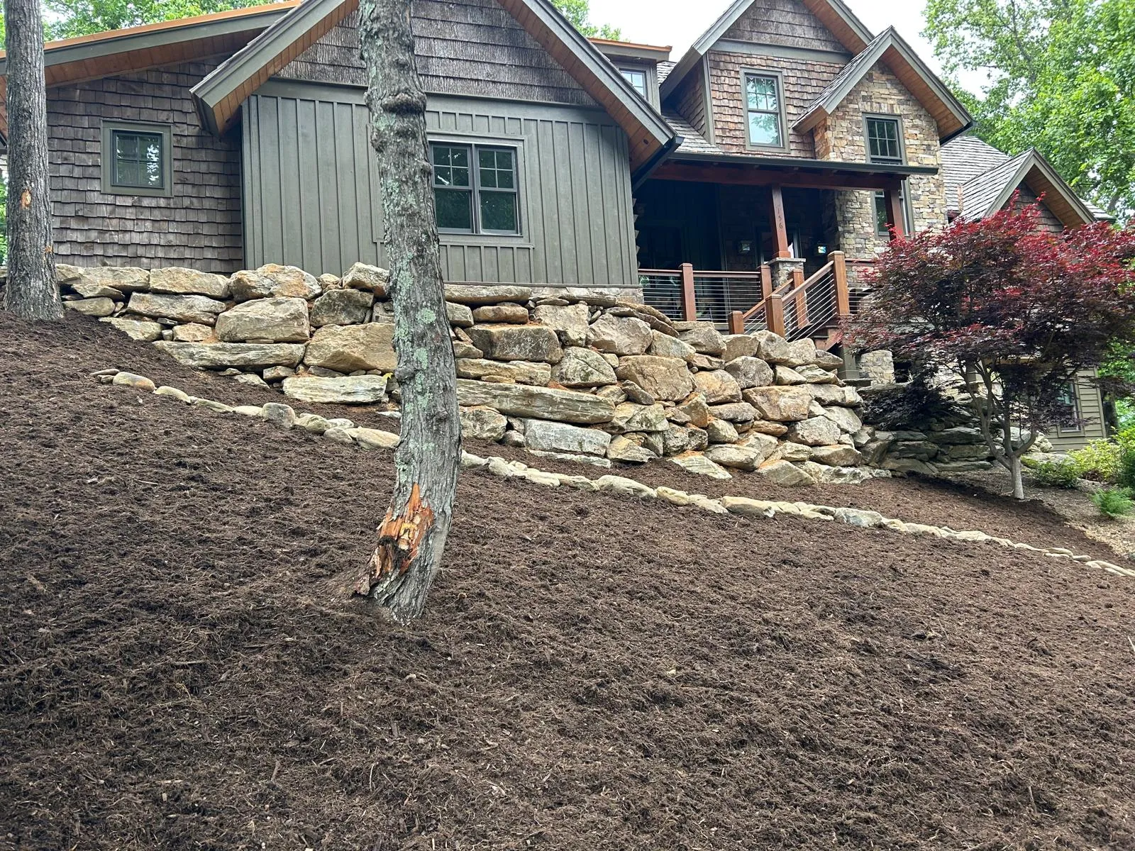 A clean, finished High Country property after River Birch's tree work